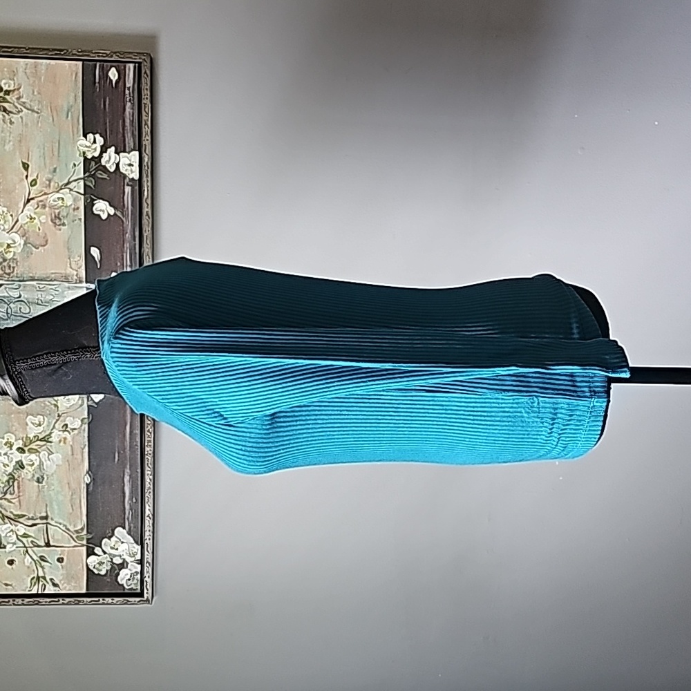 J.Crew Teal Rib Knit Sweater - Picture 2 of 6